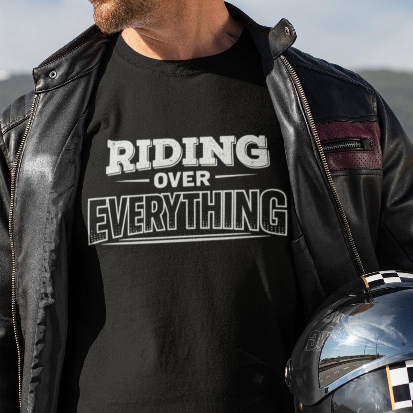 Riding Over Everything - Cotton T-Shirt